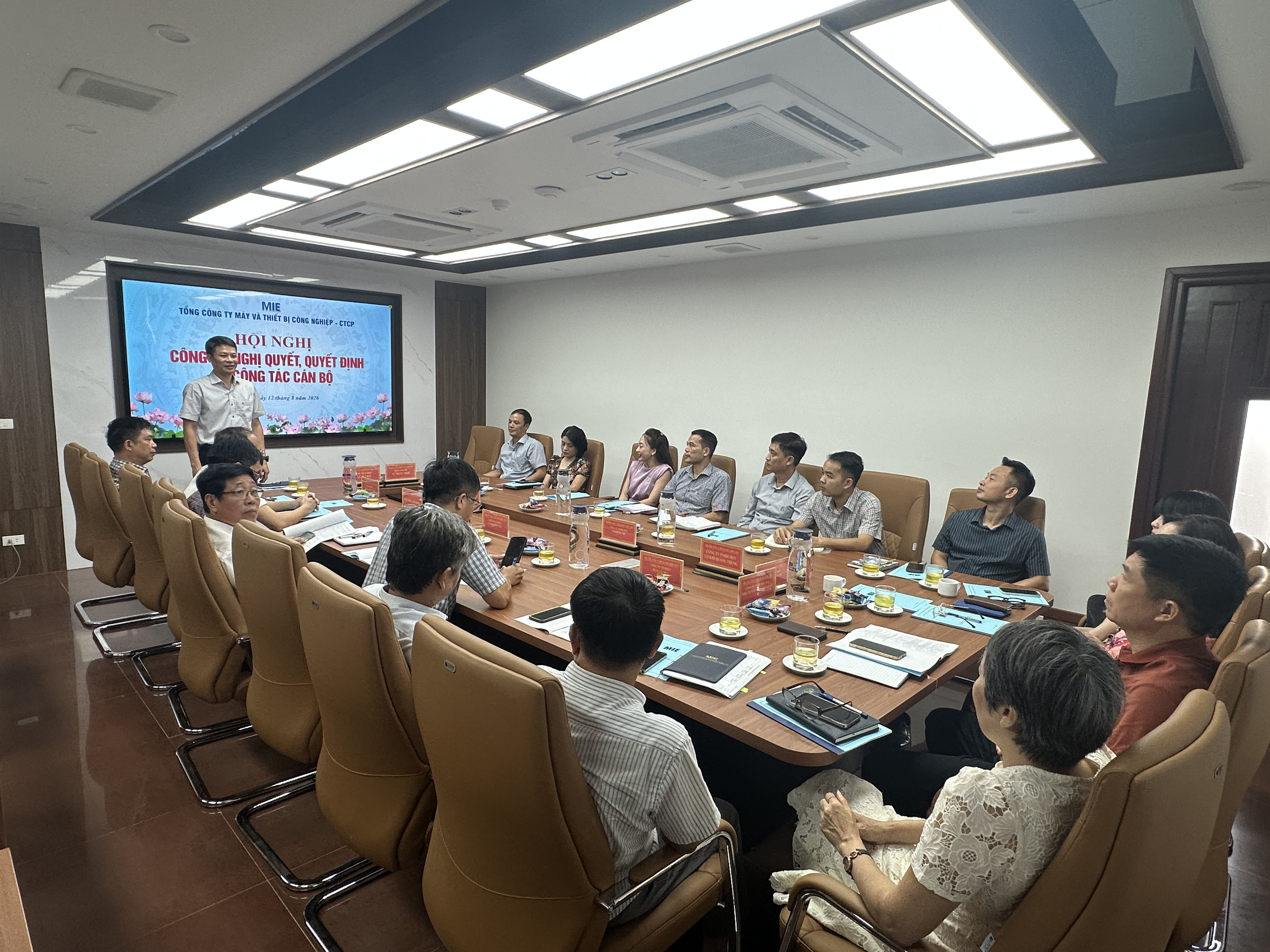 MIE tổ chức Hội nghị công bố Nghị quyết, Quyết định về công tác cán bộ và sơ kết hoạt động 6 tháng đầu năm 2026