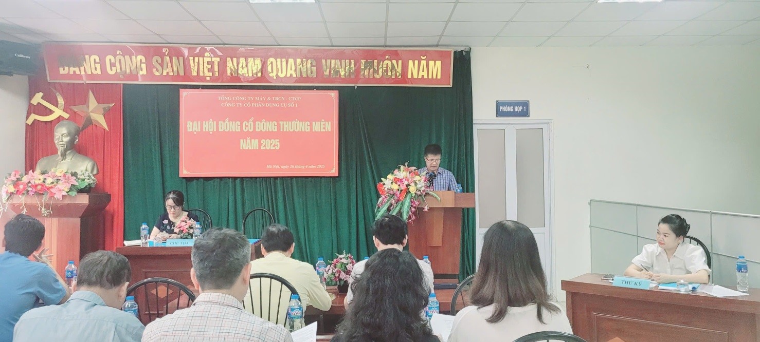 Đại hội cổ đông thường niên năm 2025 Công ty Cổ phần Dụng cụ số 1