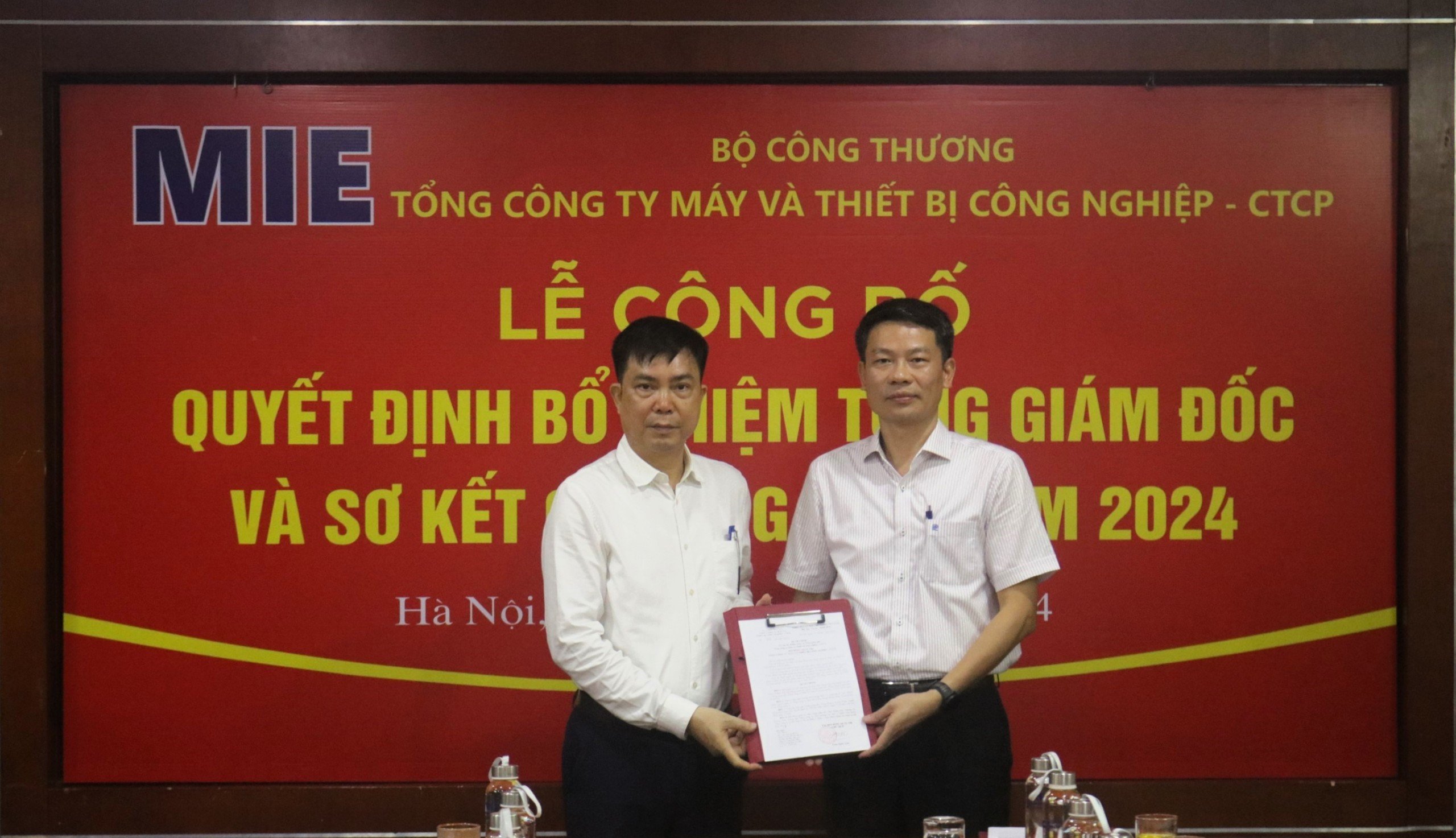 Lễ công bố quyết định bổ nhiệm Tổng giám đốc và sơ kết 6 tháng đầu năm 2024