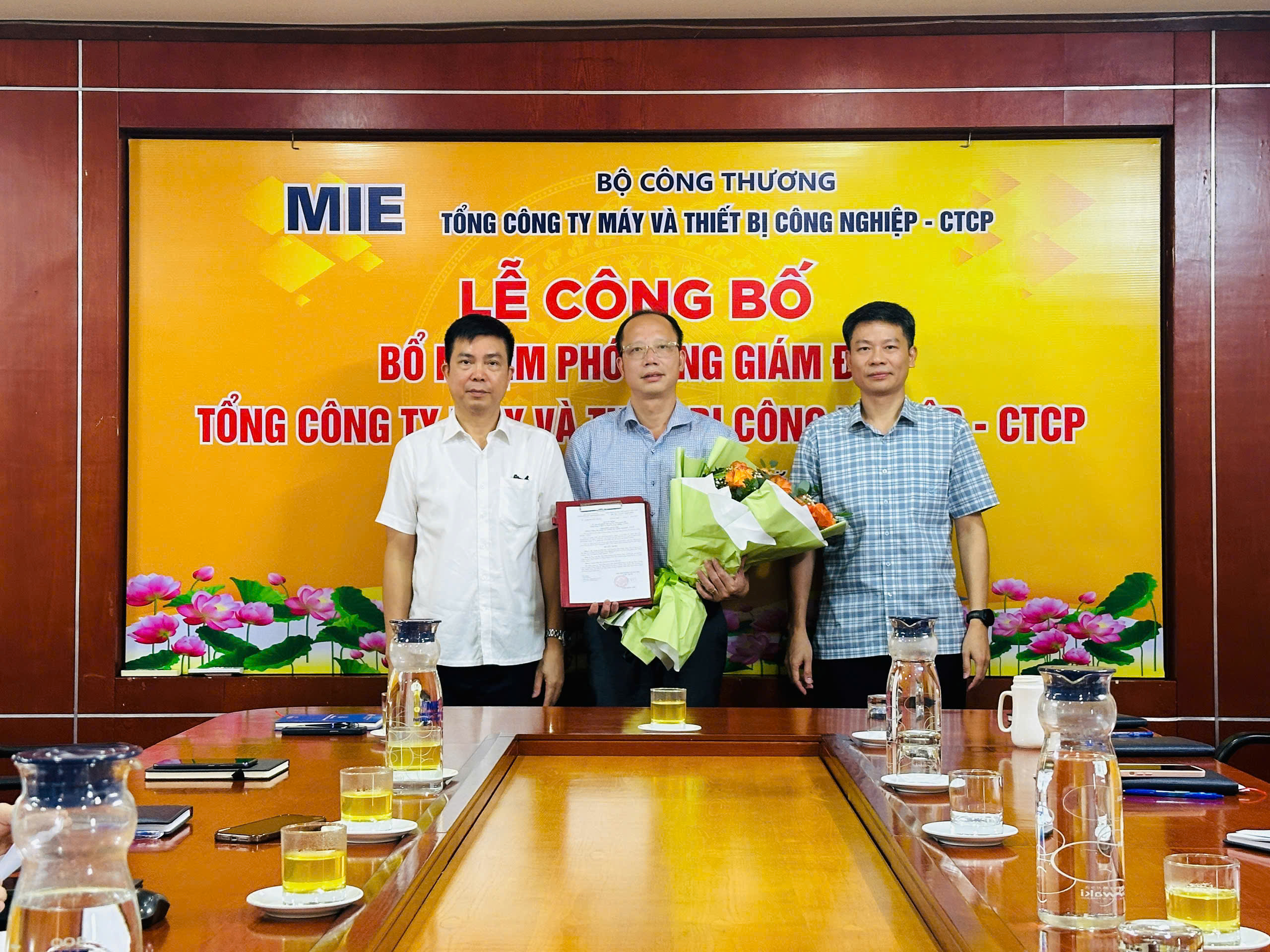 Lễ công bố quyết định bổ nhiệm Phó Tổng giám đốc Nguyễn Văn Giáp