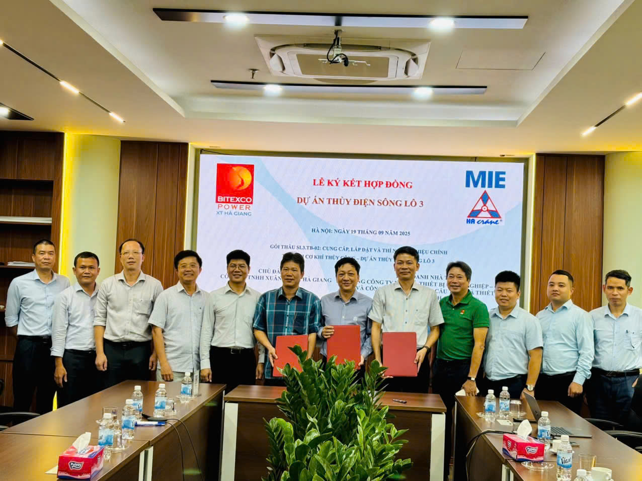 MIE trúng thầu gói thầu SL3.TB-02: Cung cấp lắp đặt và thí nghiệm  hiệu chỉnh thiết bị cơ khí thuỷ công thuộc Dự án thủy điện Sông Lô 3